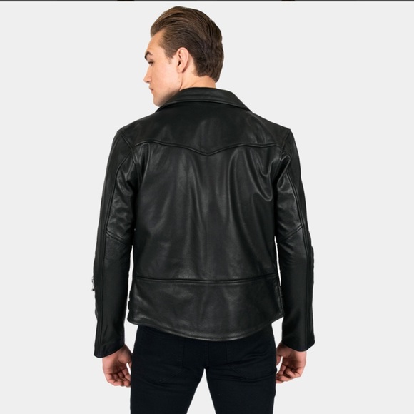 Straight To Hell - Defector - Vegan Leather Moto Jacket - Picture 6 of 9